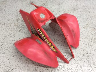 2001 Scrambler Red Front Fender