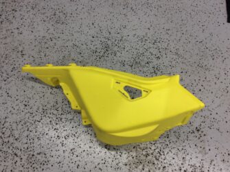 2022 Ski Doo Yellow Left Bottom Pan