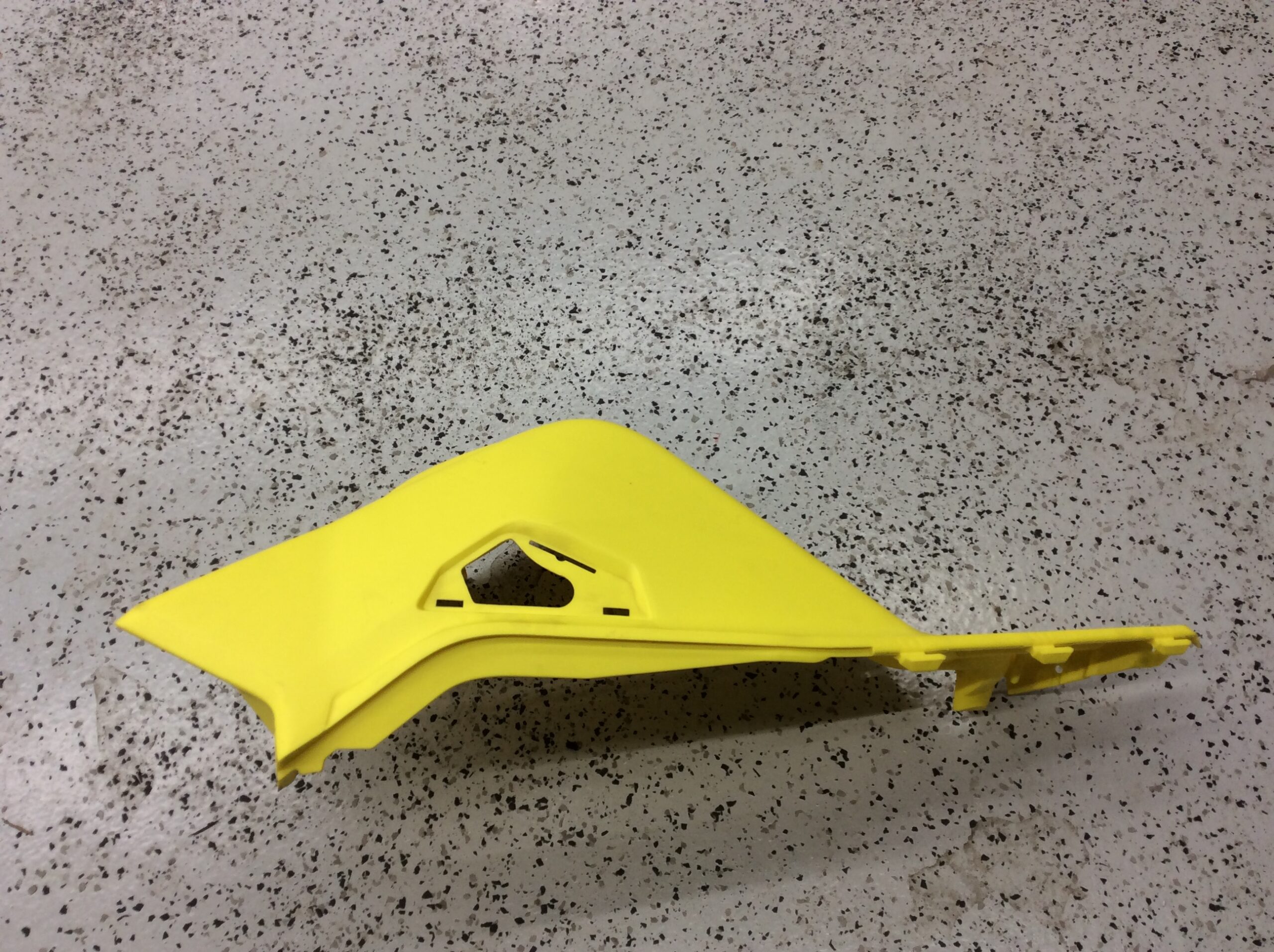 2022 Ski Doo Yellow Left Bottom Pan - Image 4