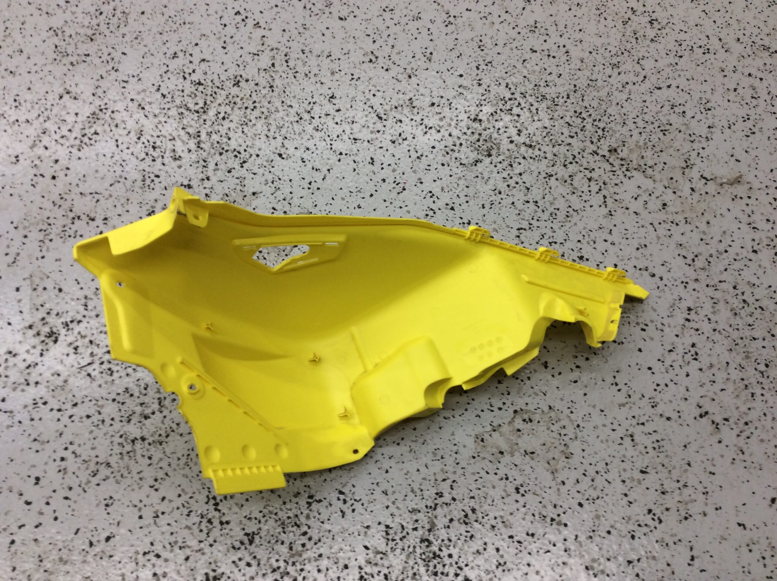 2022 Ski Doo Yellow Left Bottom Pan - Image 5