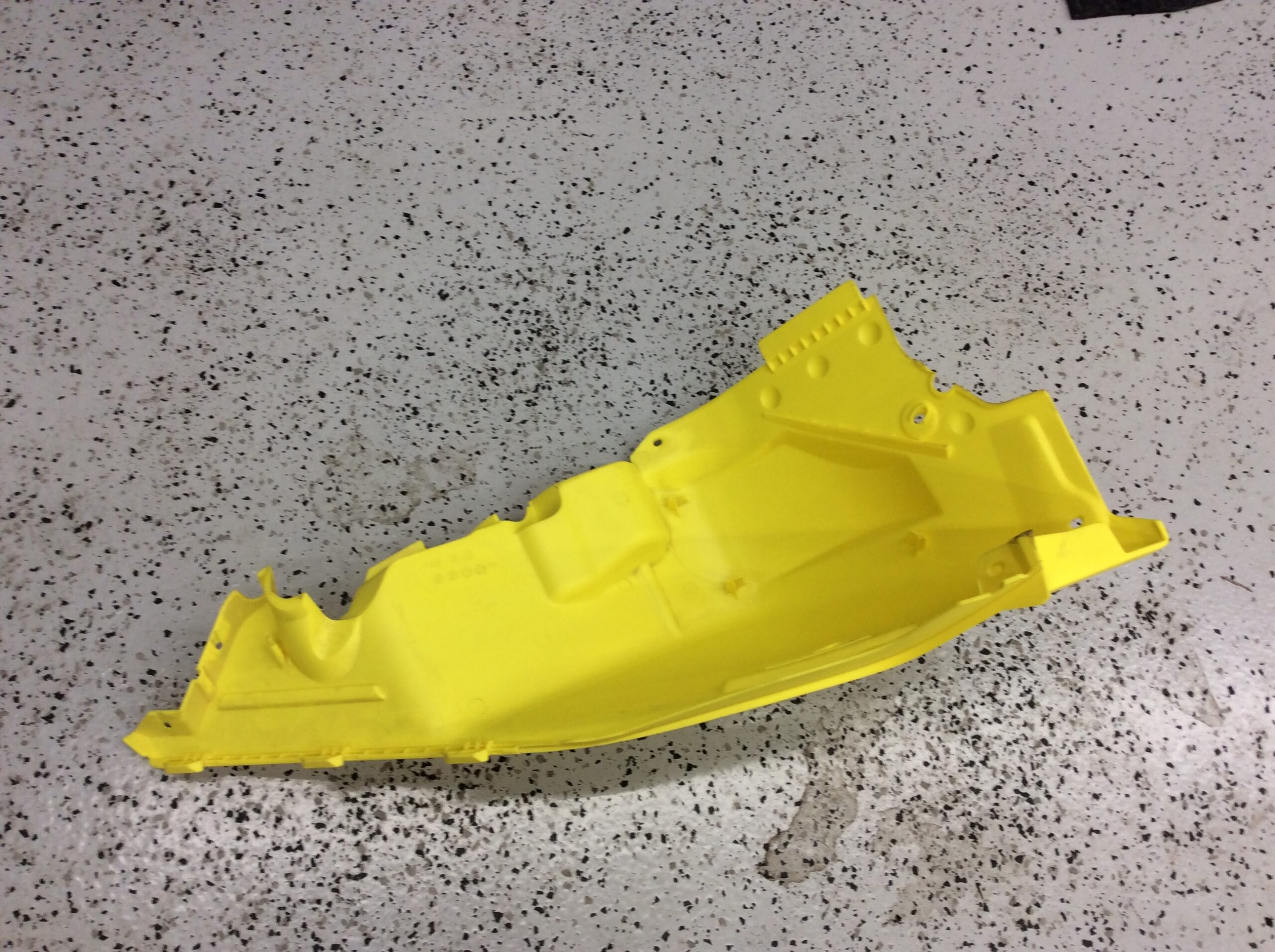 2022 Ski Doo Yellow Left Bottom Pan - Image 6