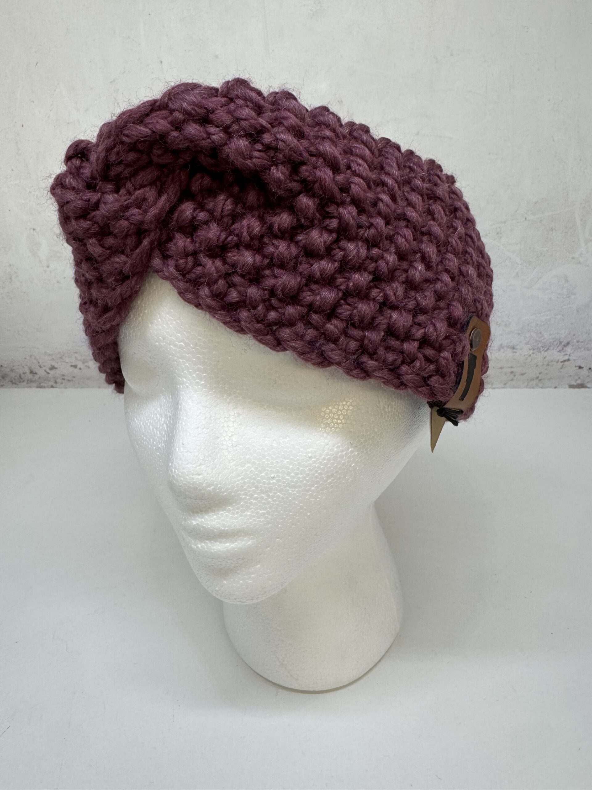 ACRYLIC WOOL BLEND KNIT HEADBAND - Image 2