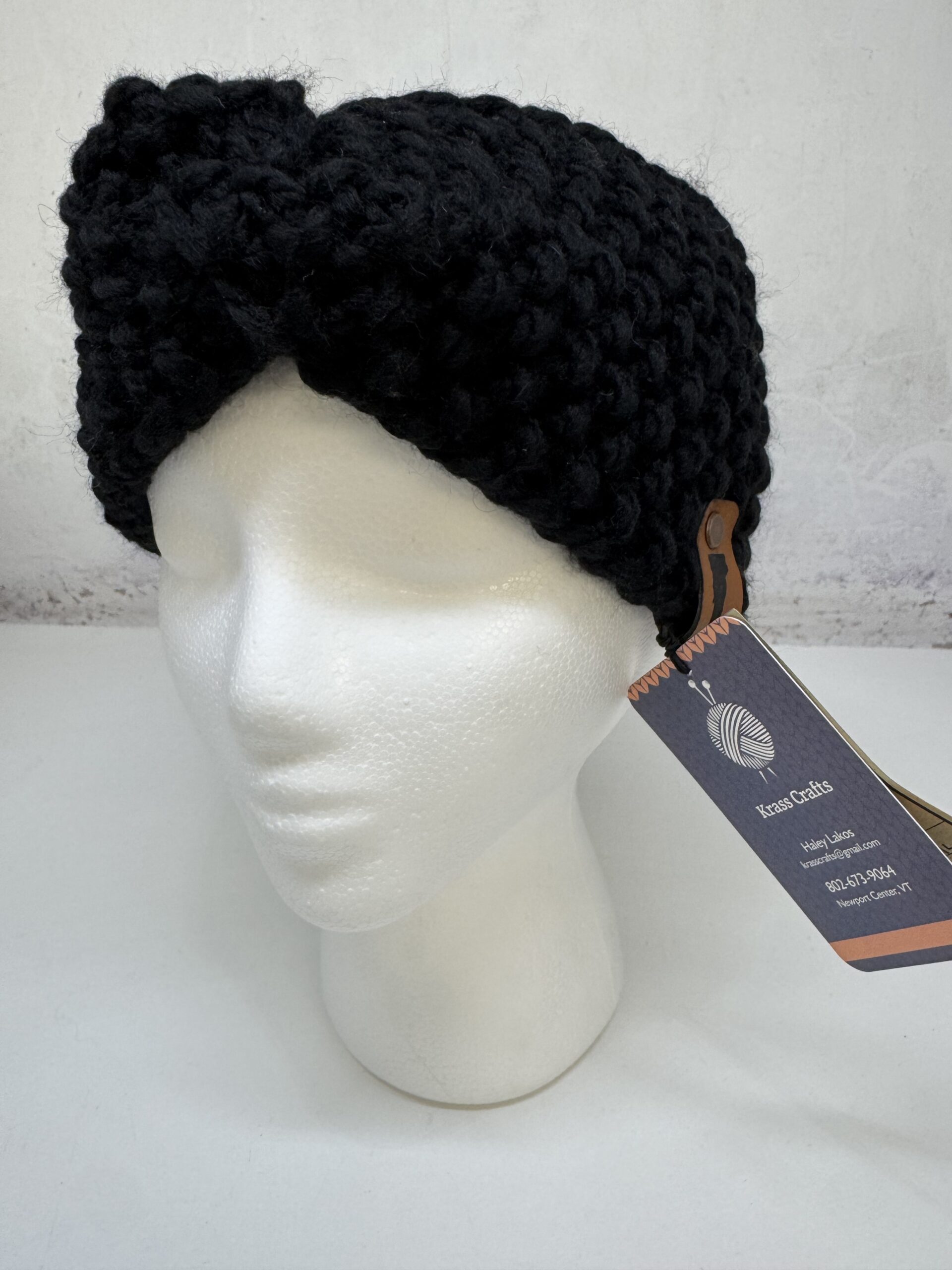 ACRYLIC WOOL BLEND KNIT HEADBAND - Image 3