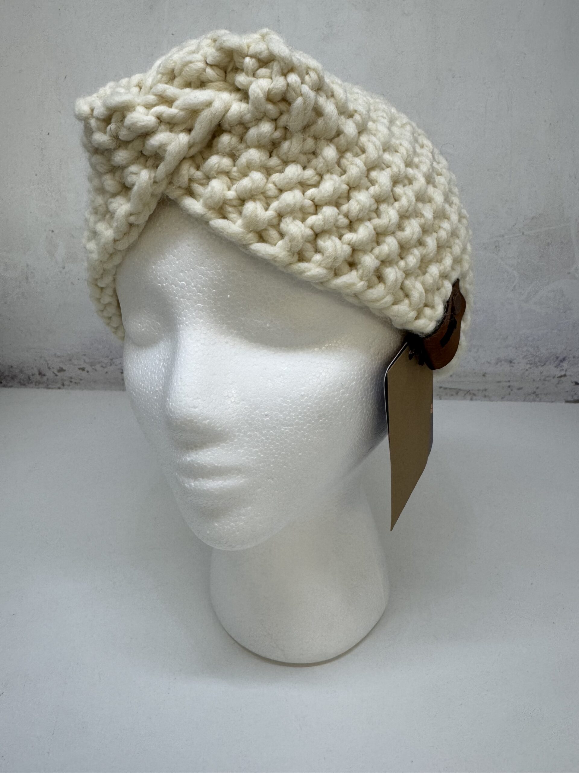 ACRYLIC WOOL BLEND KNIT HEADBAND - Image 4