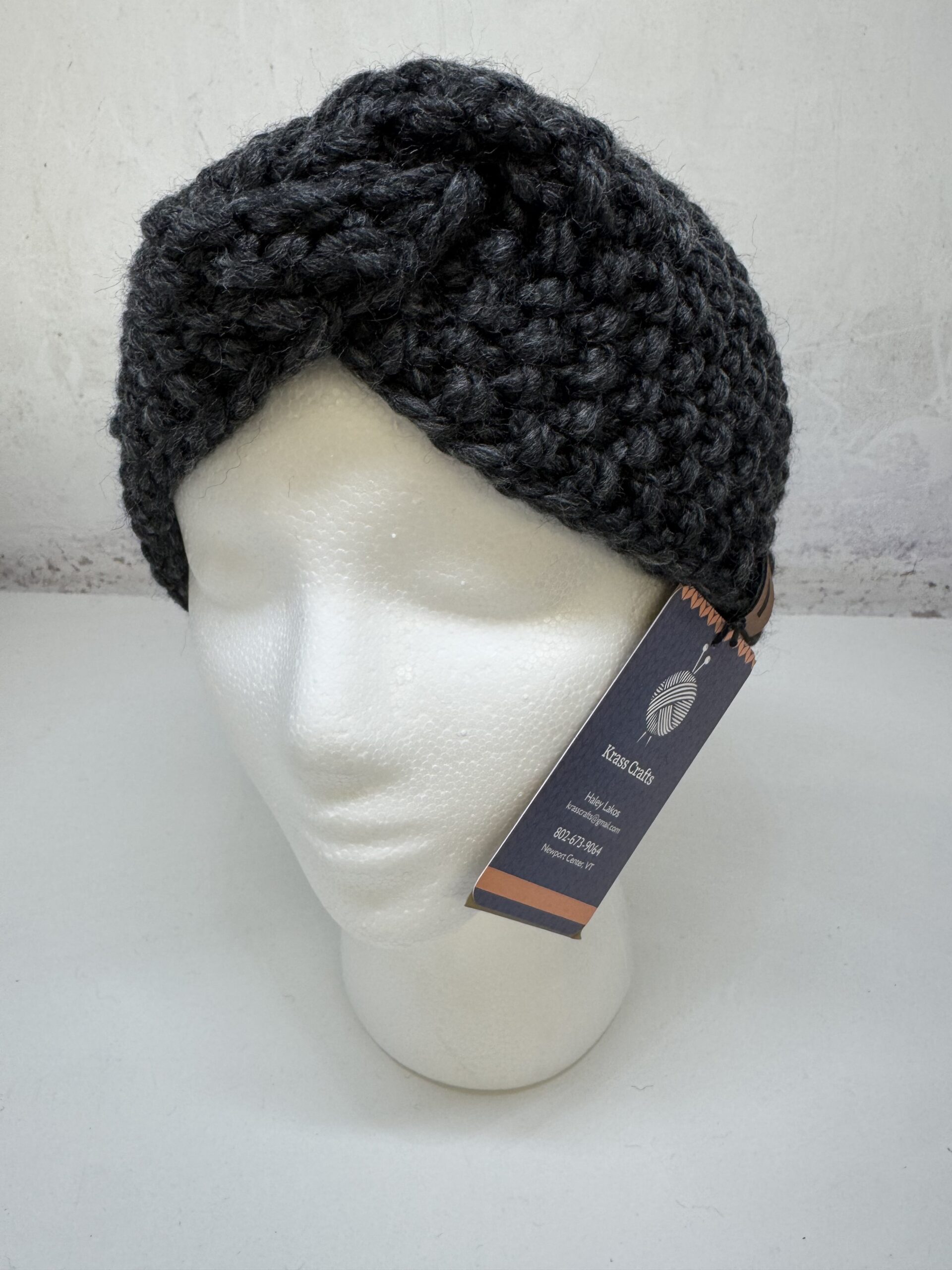 ACRYLIC WOOL BLEND KNIT HEADBAND - Image 5
