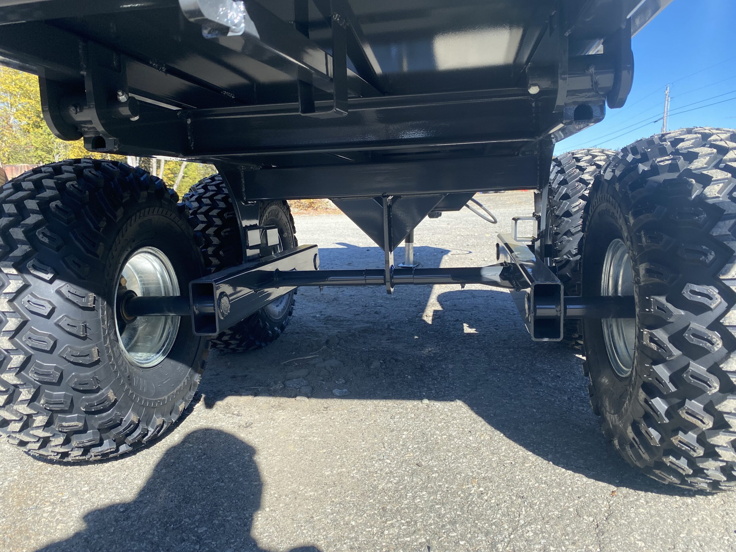 2025 MLC Badger 4X8 3 Ton Agricultural Dump Trailer- Grey - Image 3