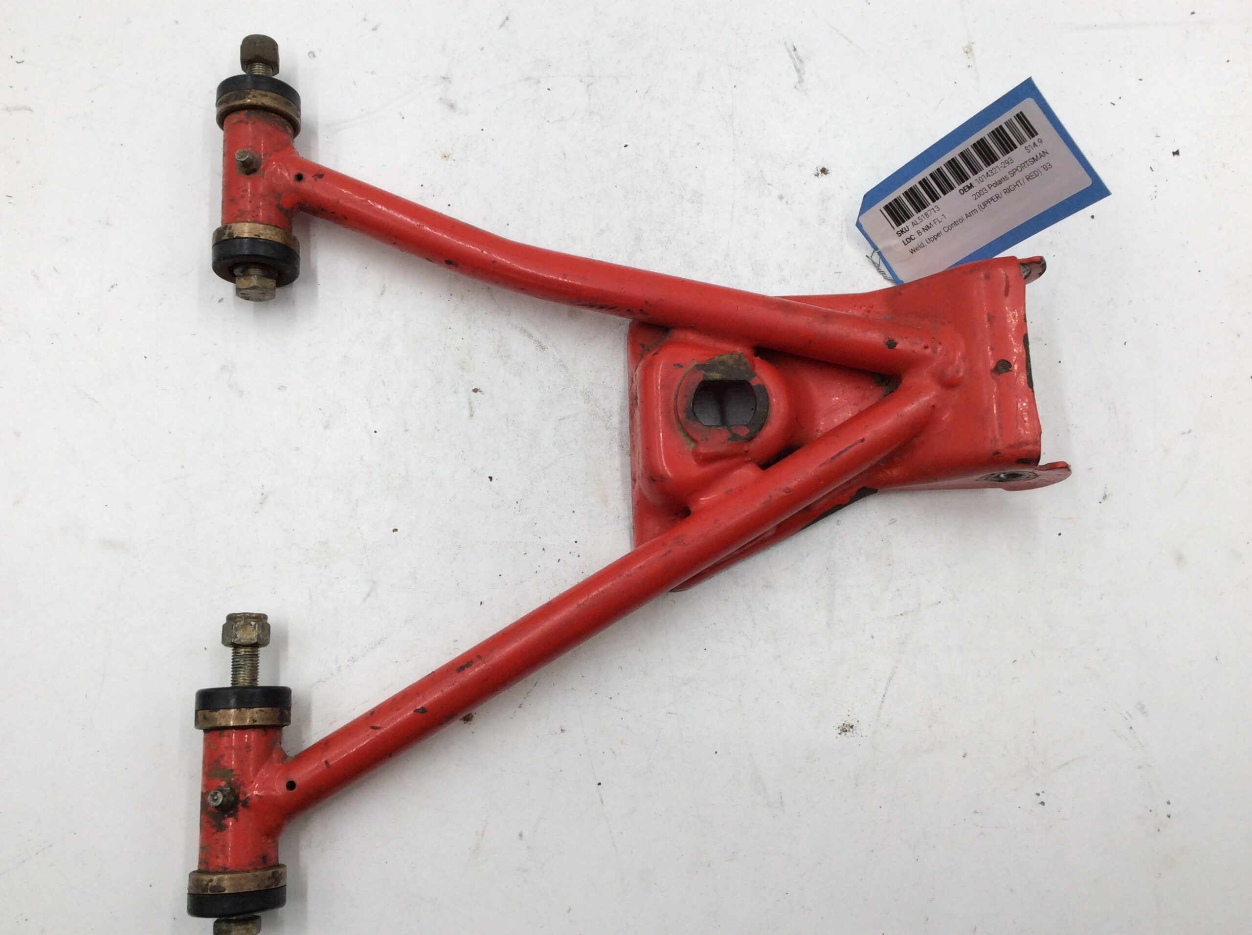 Weld, Upper Control Arm (UPPER/ LEFT/ RED) '03 Sportsman 1014320-293 - Image 2