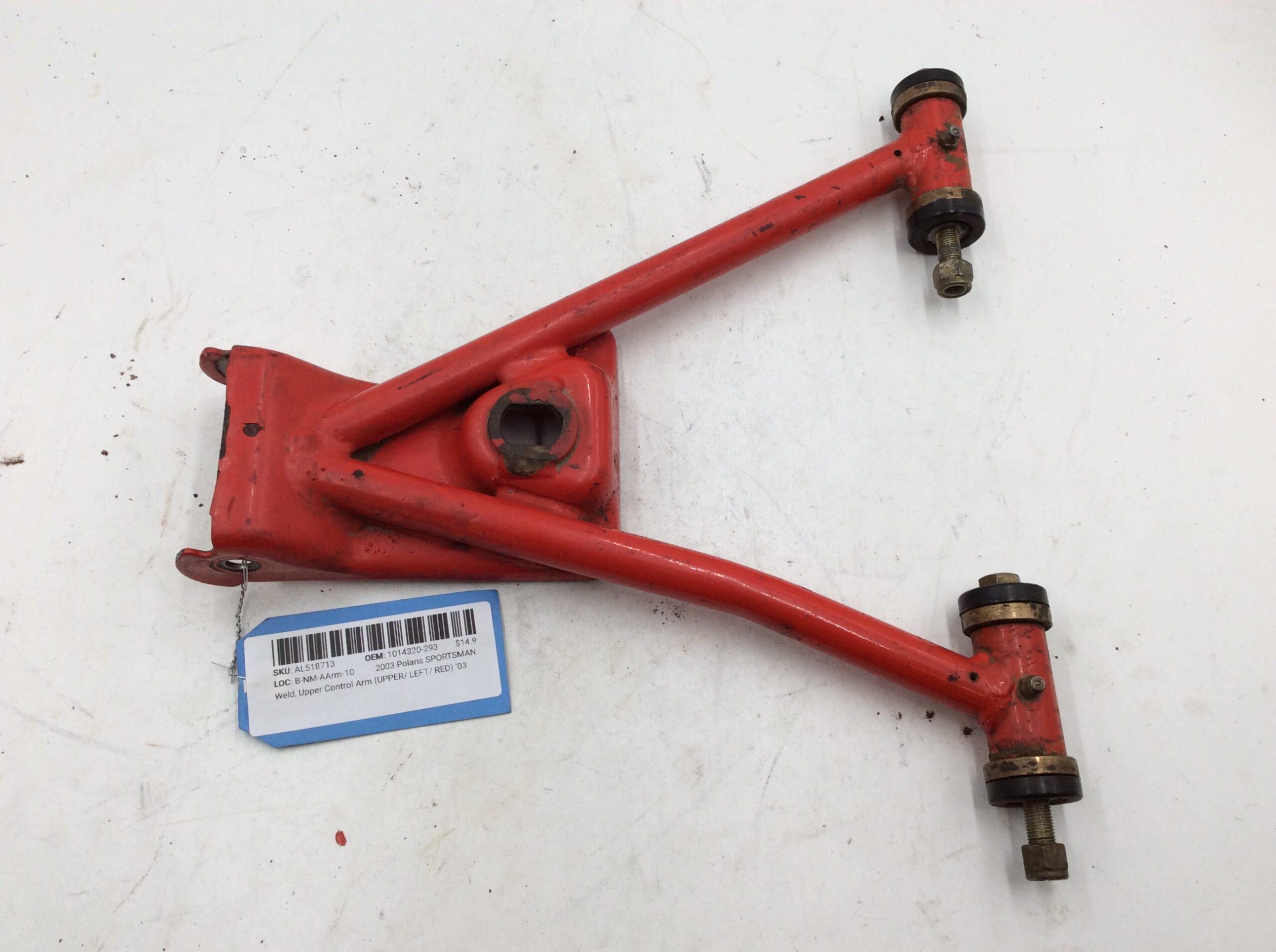 Weld, Upper Control Arm (UPPER/ LEFT/ RED) '03 Sportsman 1014320-293