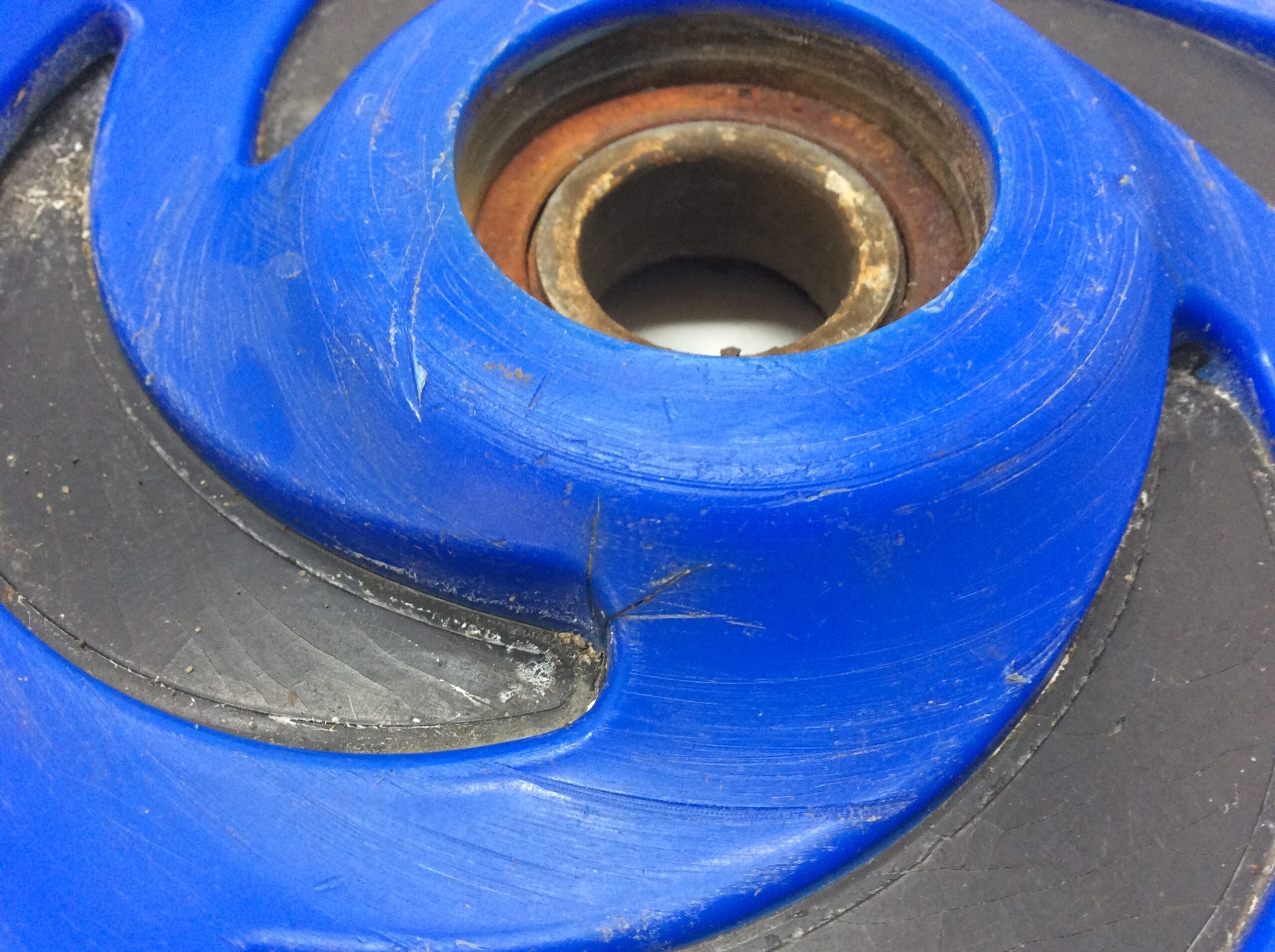 Polaris 6.38" Blue Idler Wheel - Image 2