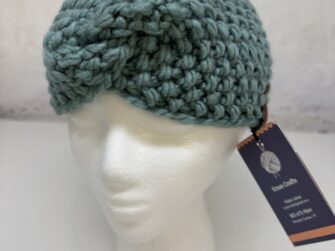 ACRYLIC WOOL BLEND KNIT HEADBAND