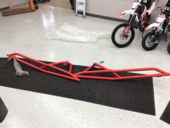 L&W Fab Polaris Pro R 2 Seater Tree Kickers - Red