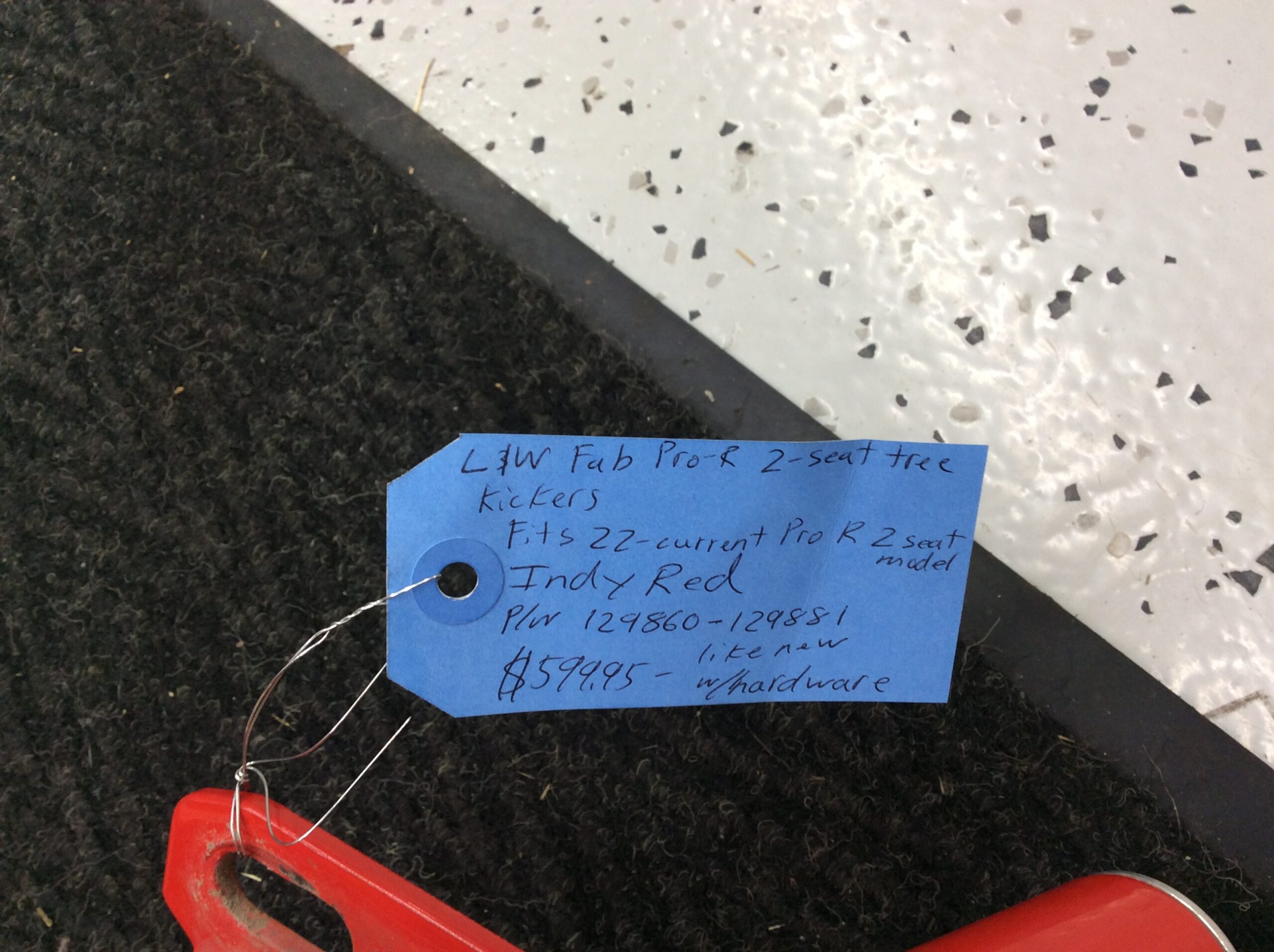 L&W Fab Polaris Pro R 2 Seater Tree Kickers - Red - Image 5