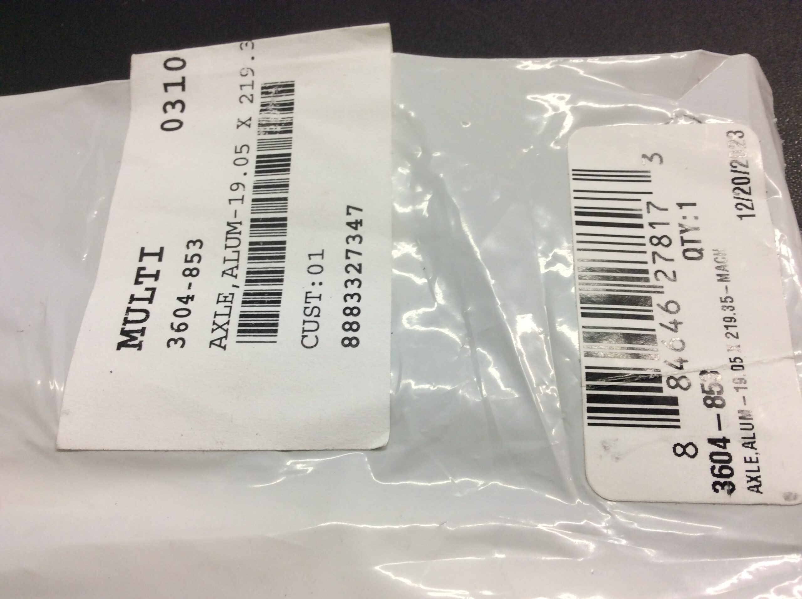 Axle, Front Torque Arm