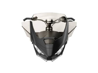 New OEM Ski-Doo Med Windshield Kit - REV Gen4-smoke