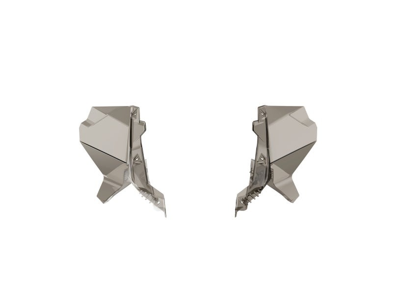 New OEM Ski-Doo Windshield Side Deflector Kit - Smoke - REV Gen5 (except Deep Snow) for Med and higher Windshields - Image 3