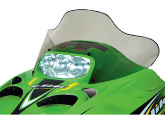 Windshield - 16.25" - Mid - Arctic Cat Cobra Powermadd