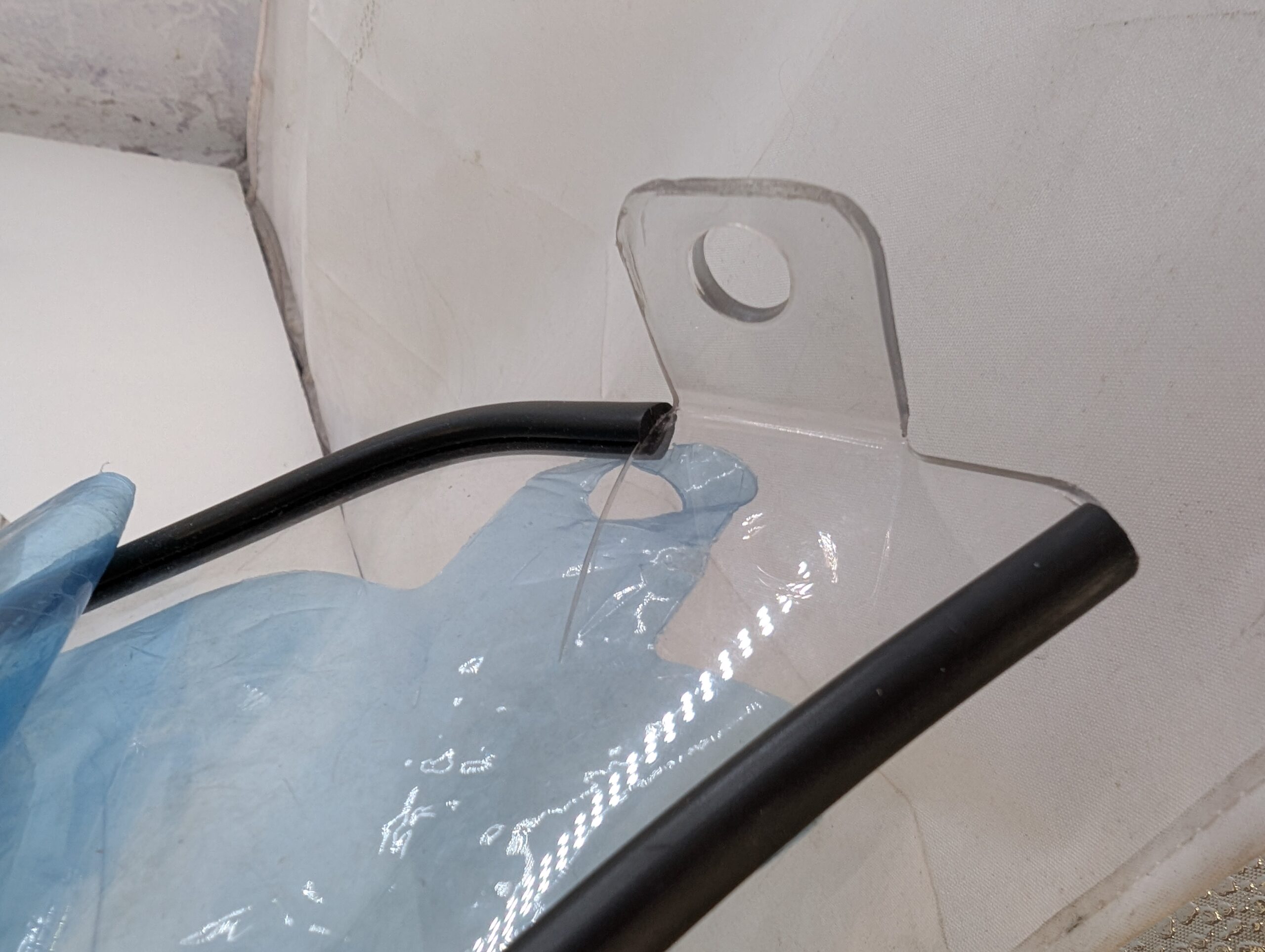 2006 Yamaha Tall Clear Windshield Has Damage - Image 6